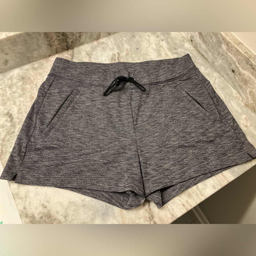 Athleta Charcoal Heather Shorts